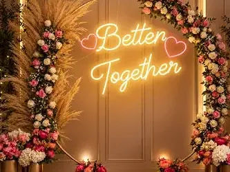 Better Together Neon Anniversary