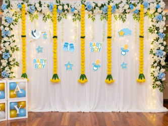 Artificial Flower Baby Shower Decoration 