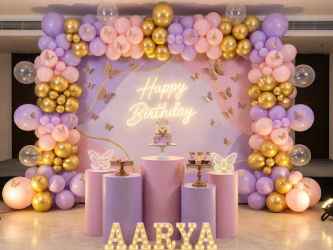 Birthday Decoration-Butterfly Stage