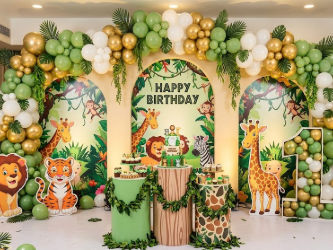 Birthday Decoration- Jungle Theme 
