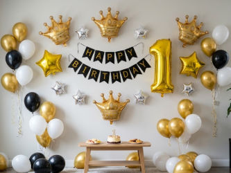 Budget 1st Birthday Decoration