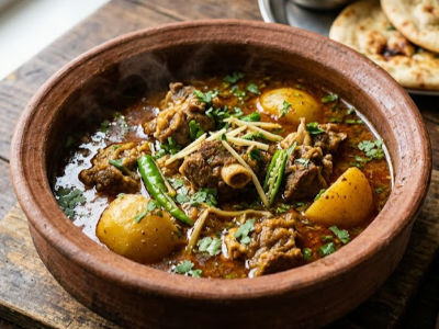 Aloo meat shorbe da - Mains dish from EZGatherr catering menu