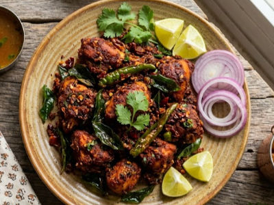 Andhra Style Chicken Fry