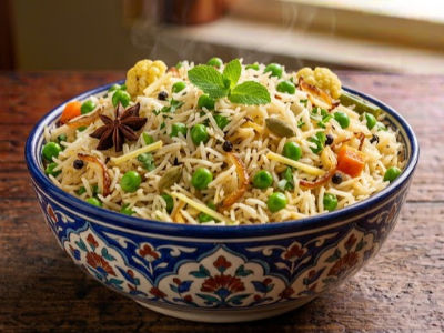 Basmati Veg Biriyani - Rice & Breads dish from EZGatherr catering menu