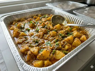 Batata Nu shaak - Mains dish from EZGatherr catering menu