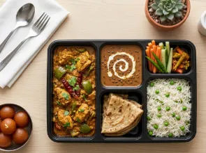 Kadhai chicken meal – Meal Box in Bangalore | EZGatherr