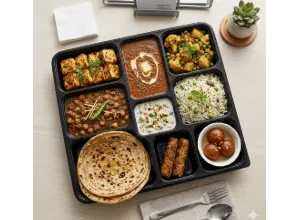 Paneer tikka feast
