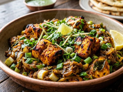 Chicken Tikka Hara pyaza - Mains dish from EZGatherr catering menu