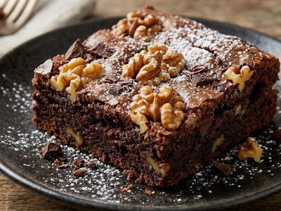 Chocolate brownie  - Desserts dish from EZGatherr catering menu