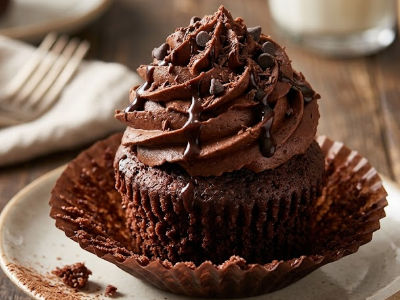 Chocolate Cup cake - eggless  - Desserts dish from EZGatherr catering menu