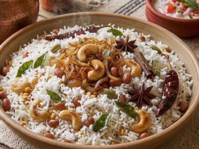 Coconut Rice  - Rice & Breads dish from EZGatherr catering menu