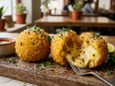 Corn Cheese Balls - Starters dish from EZGatherr catering menu