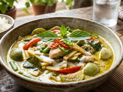 Green Thai Curry - Mains dish from EZGatherr catering menu