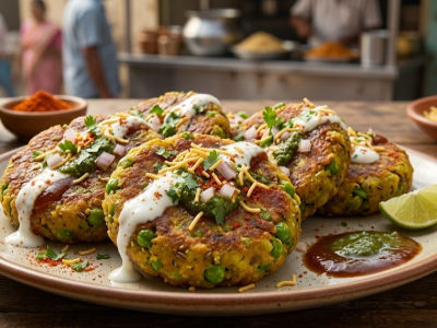 Hing mutter tikki - Starters dish from EZGatherr catering menu