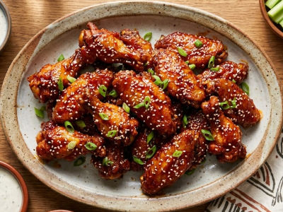 Honey Siracha Chicken Wings