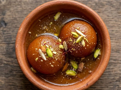 House Special Gulab Jamun - Desserts dish from EZGatherr catering menu