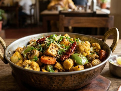 Kadhai Sabzi -Dry - Mains dish from EZGatherr catering menu