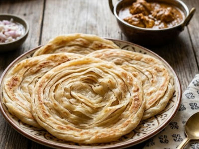 Malabar Paratha - Rice & Breads dish from EZGatherr catering menu