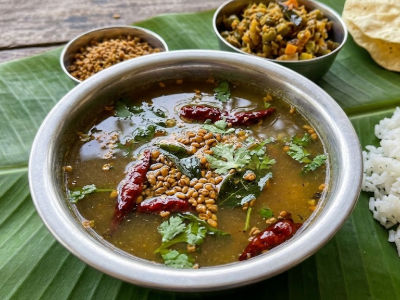 Menthya Rasam - Rice & Breads dish from EZGatherr catering menu