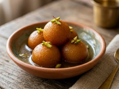 Mini Gulab Jamun - Desserts dish from EZGatherr catering menu