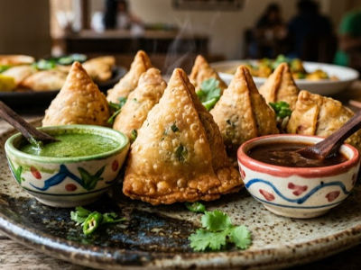 Mini Potato Samosa - Starters dish from EZGatherr catering menu