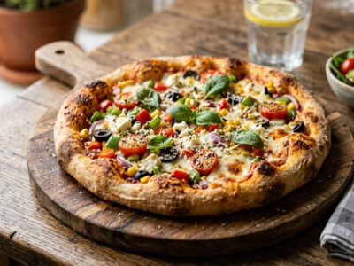 Mini Veg Cheesy Pizza - Starters dish from EZGatherr catering menu