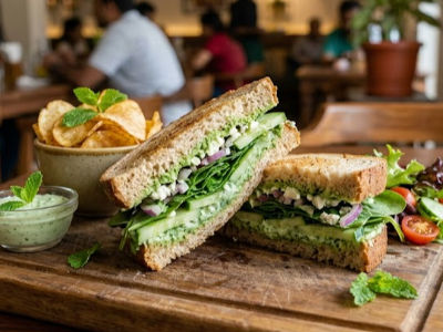 Mint Mayo sandwich 