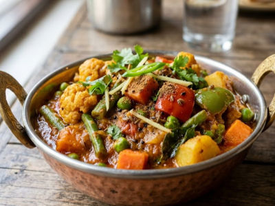 Mixed Vegetable Semi-Dry Curry - Mains dish from EZGatherr catering menu