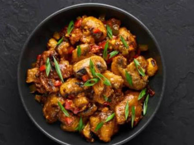 Mushroom Manchurian