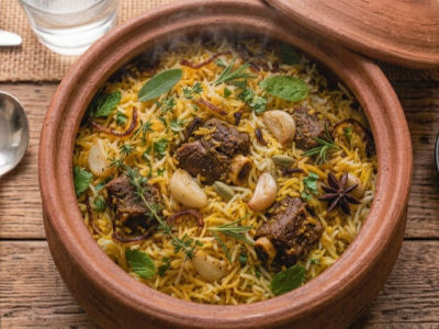 Mutton Dum Biryani - Rice & Breads dish from EZGatherr catering menu