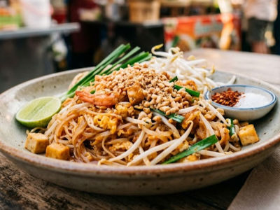 Pad Thai Noodles chicken - Mains dish from EZGatherr catering menu