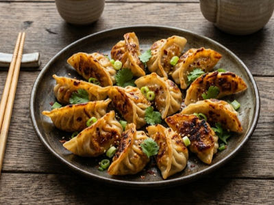 Pan Fried Momos - Starters dish from EZGatherr catering menu