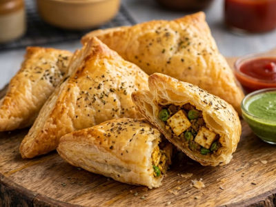 Paneer puff  - Starters dish from EZGatherr catering menu