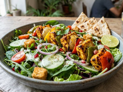 Paneer Tikka Salad - Accompaniments dish from EZGatherr catering menu