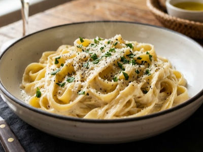 Pasta Alfredo  - Mains dish from EZGatherr catering menu