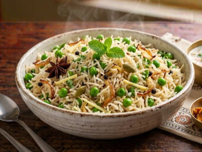 Peas Pulav - Rice & Breads dish from EZGatherr catering menu
