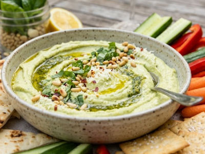 Pesto Hummus