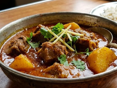 Railway Mutton Curry - Mains dish from EZGatherr catering menu