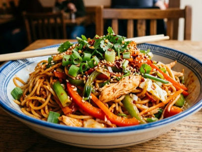 Schezwan Noodles - Mains dish from EZGatherr catering menu