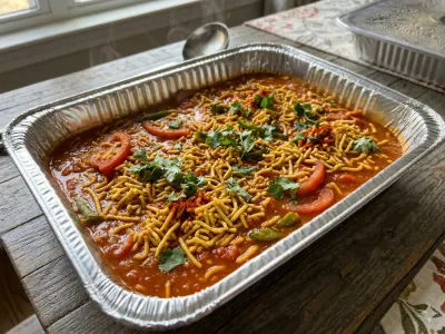 Sev tamatar sabji - Mains dish from EZGatherr catering menu