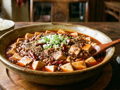 Sichuan Spicy Tofu-Jain - Mains dish from EZGatherr catering menu