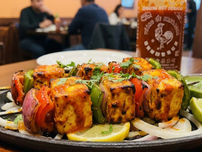 Siracha Paneer tikka
