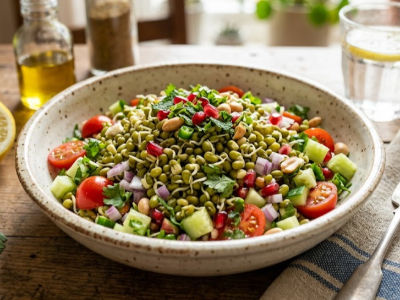 Sprouted moong bean salad - Accompaniments dish from EZGatherr catering menu