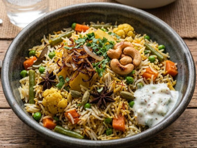 Tarkari Biryani - Rice & Breads dish from EZGatherr catering menu