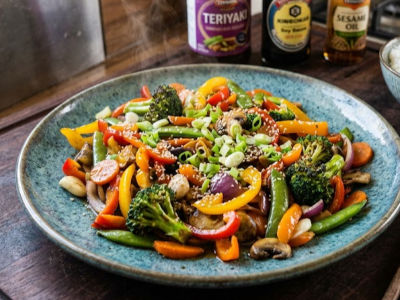 Teriyaki Stir Fried Veggies - Mains dish from EZGatherr catering menu