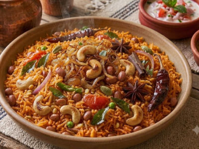 Tomato Bhaat - Rice & Breads dish from EZGatherr catering menu