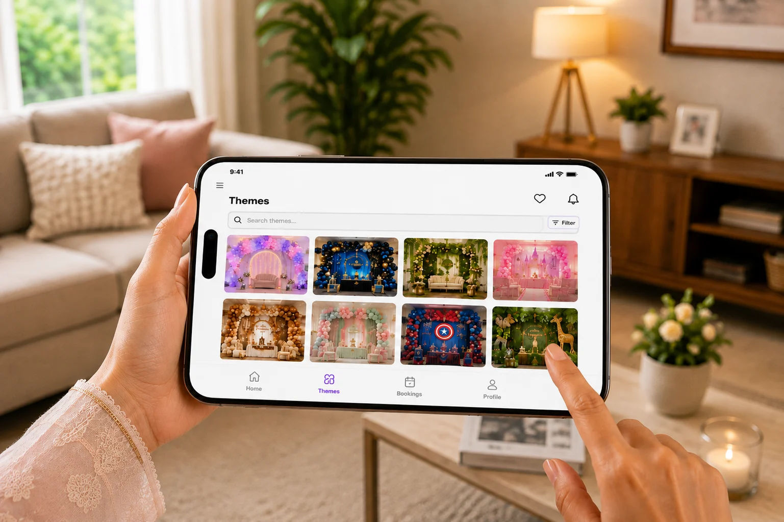 100+ themes available