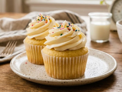 Vanila Cup cake  - Desserts dish from EZGatherr catering menu