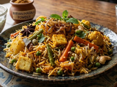 Veg Dum Biriyani - Rice & Breads dish from EZGatherr catering menu