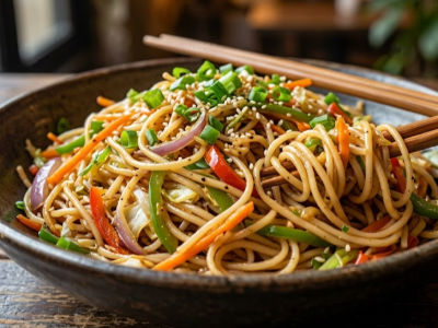 Veg Hakka Noodles  - Mains dish from EZGatherr catering menu